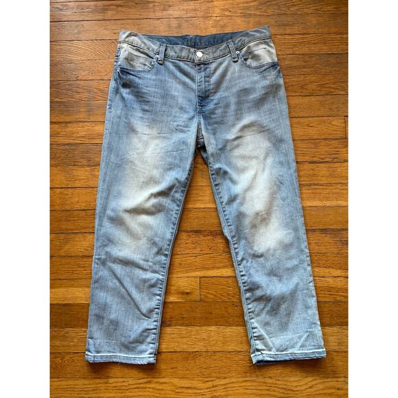 CALVIN KLEIN 'Cropped Boyfriend' Distressed Jeans sz W29 - Picture 1 of 14